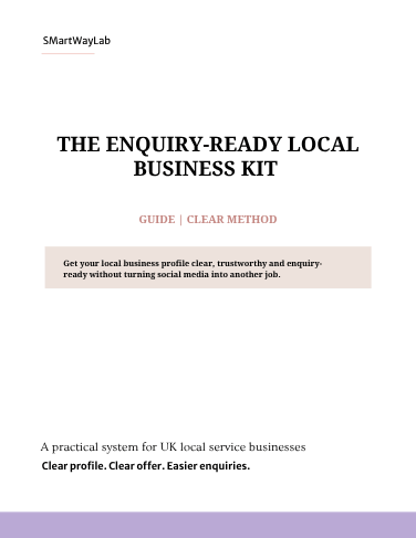 SmartWayLab Enquiry-Ready Local Business Kit guide cover